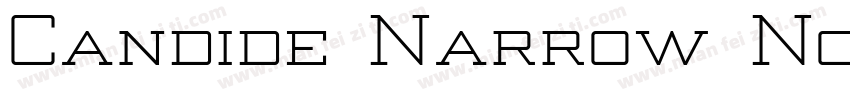 Candide Narrow Norma字体转换